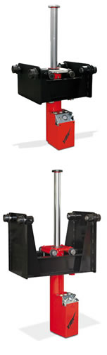 Air-hydraulic pit jacks