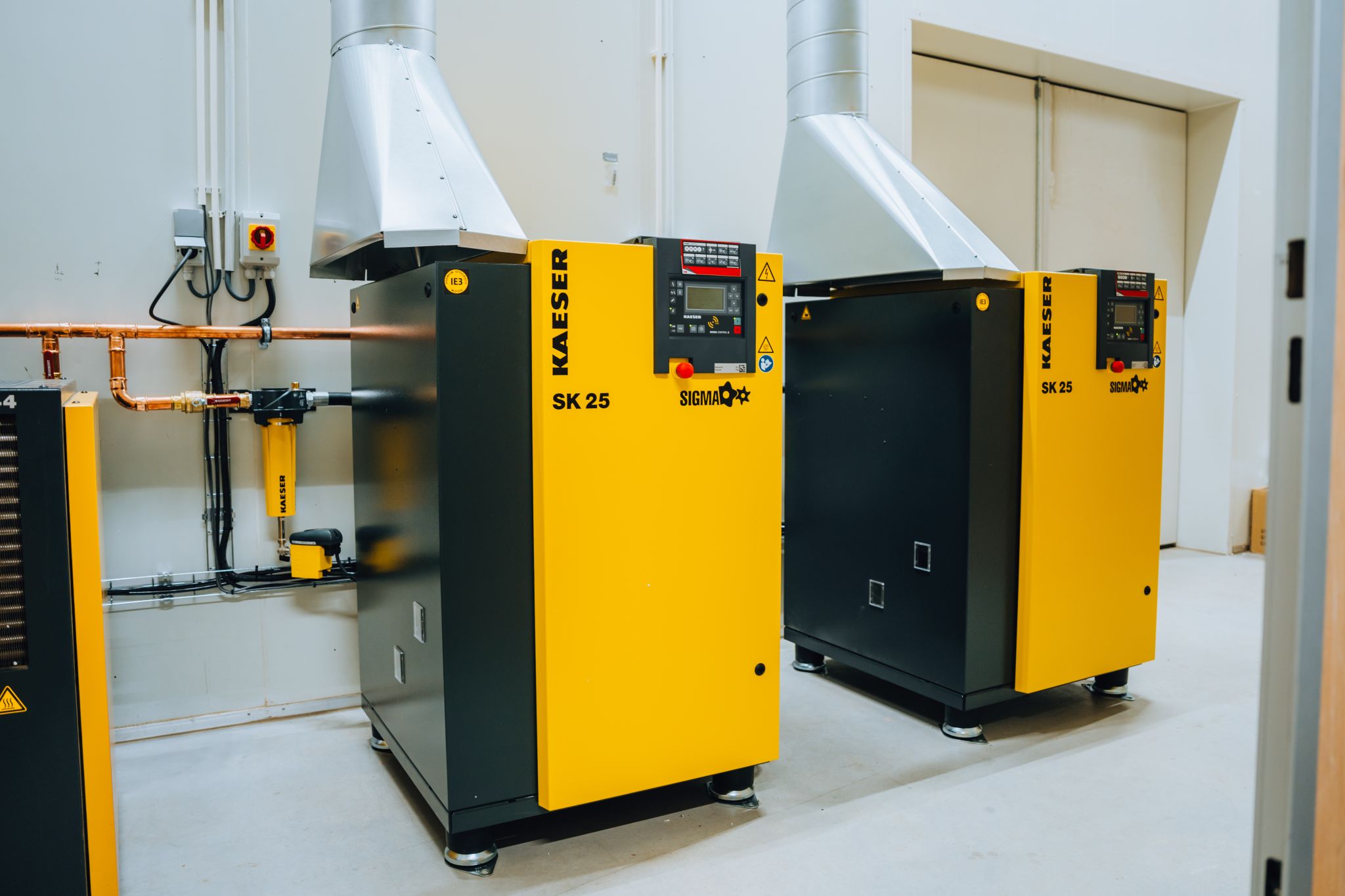 Compressor installatie van Vugt kruiden